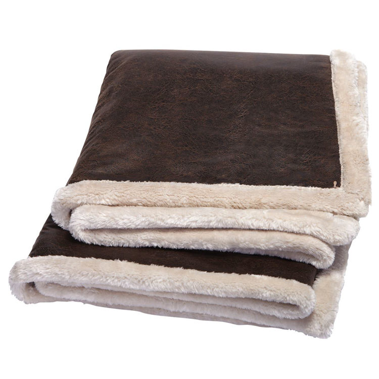 Picture of Kanata Faux Leather Throw