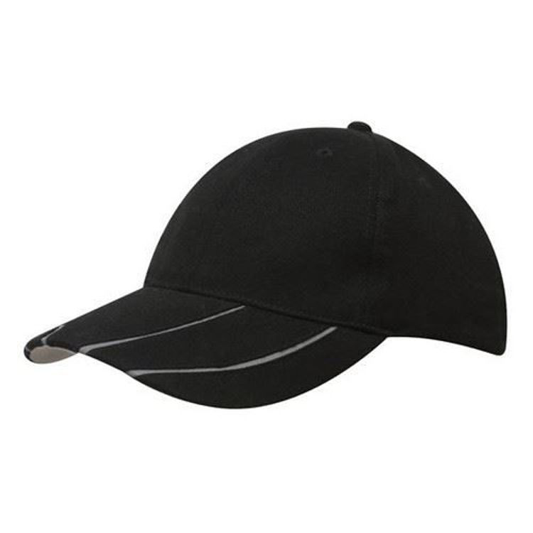 Picture of Brushed Heavy Cotton with Hi-Vis Laminated Two-Tone Peak