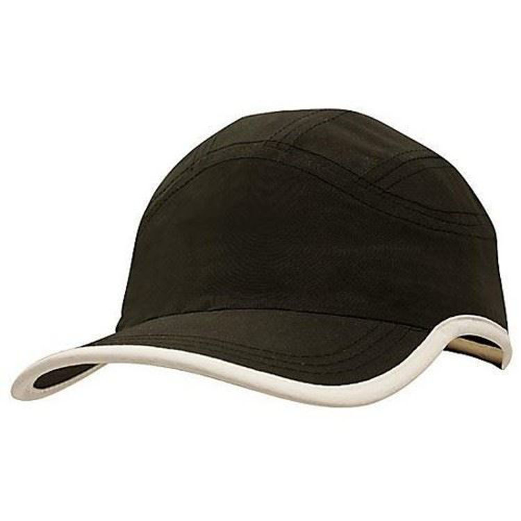 Picture of Microfibre Sports Cap with peak & crown trim