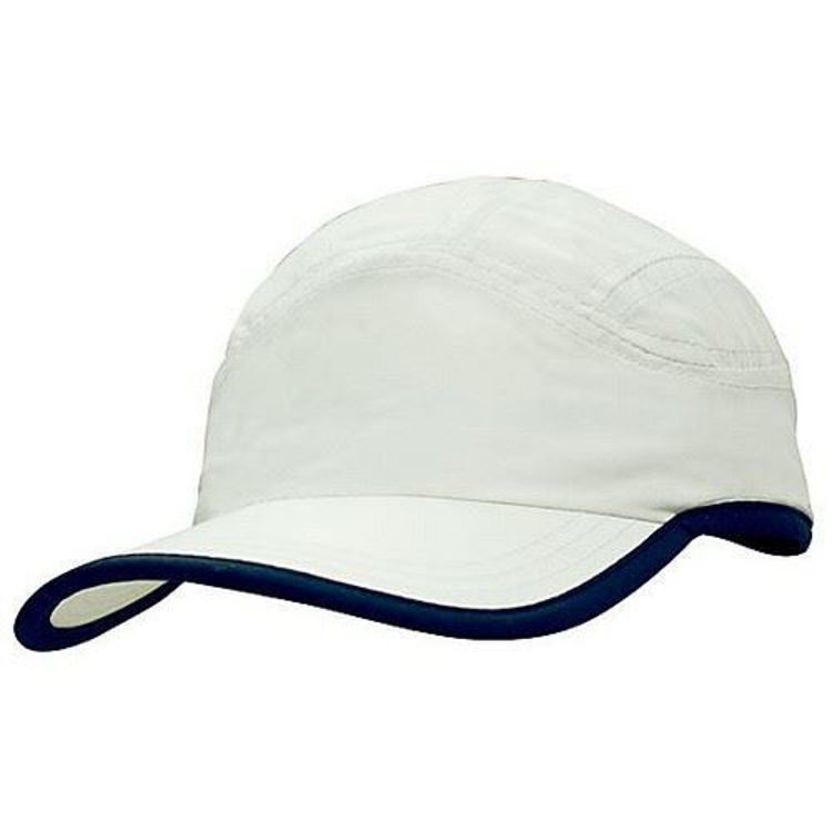 Picture of Microfibre Sports Cap with peak & crown trim