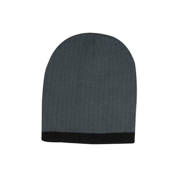 Picture of Two Tone Cable Knit Beanie