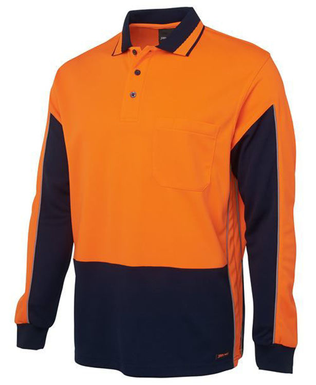 Picture of JB'S HI VIS L-S GAP POLO
