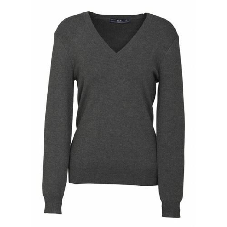 Picture of Ladies V Neck Pullover