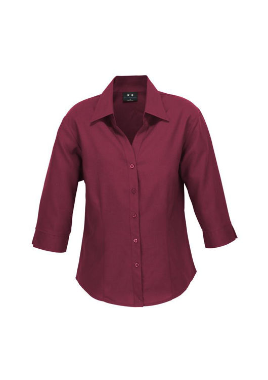 Picture of Oasis Ladies 3-4 Sleeve Plain Shirt