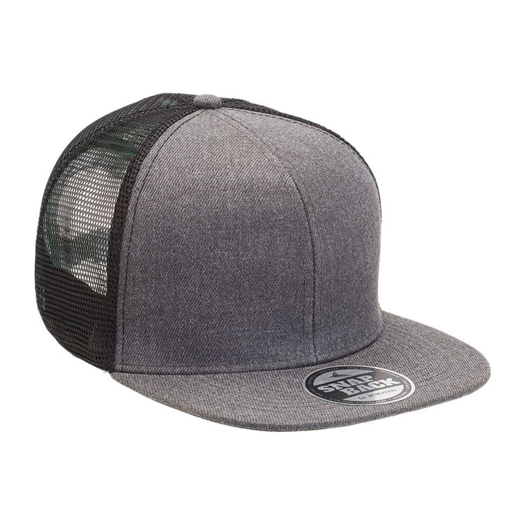 Picture of Heathered Flat Peak Trucker