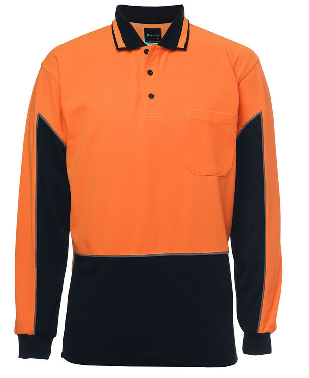 Picture of JB'S HI VIS L-S GAP POLO