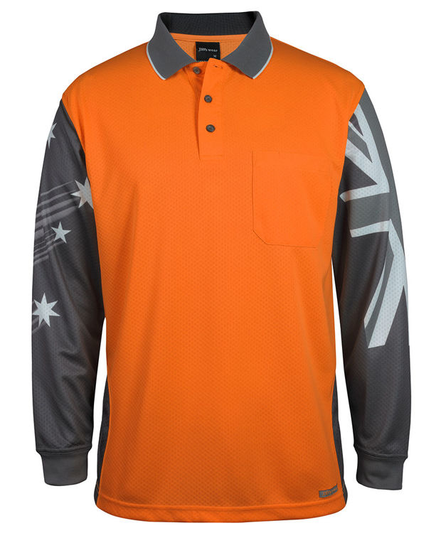 Picture of JB's HV L/S SOUTHERN CROSS POLO