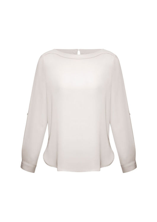 Picture of Ladies Madison Boatneck Blouse