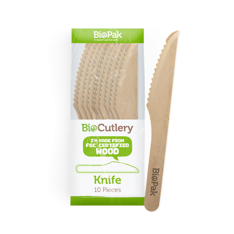 Picture of FSC Wooden Knife (16cm) - 10pk