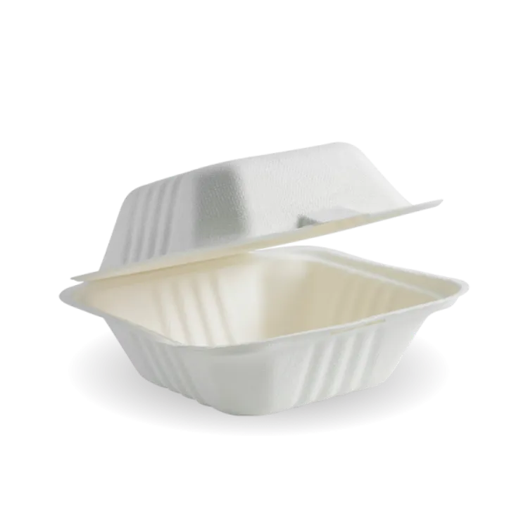 Picture of BioPak BioCane Clamshells - White