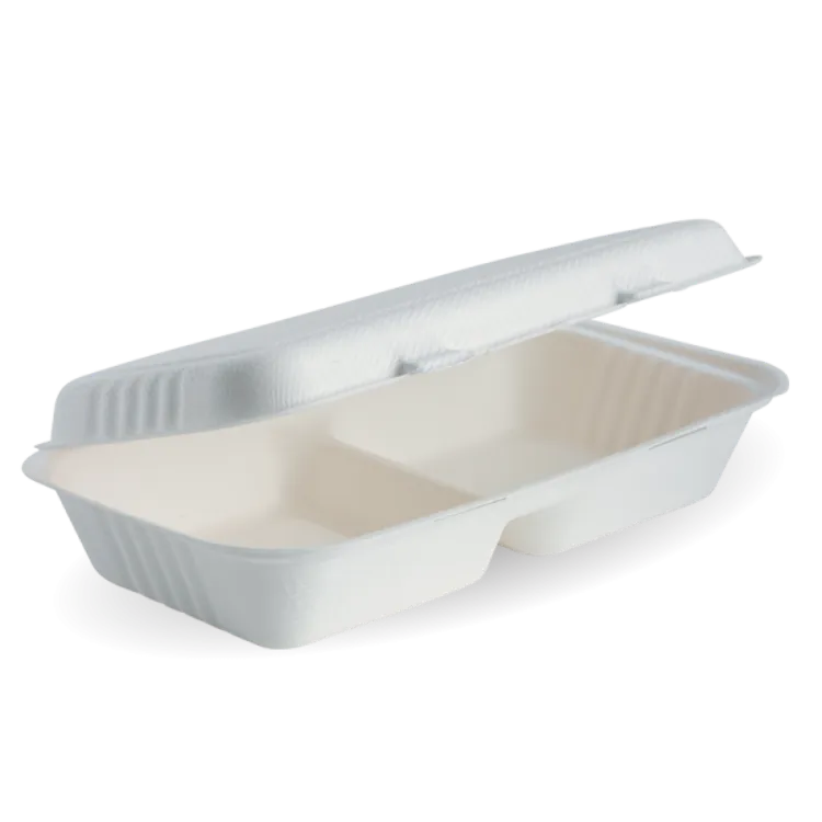 Picture of BioPak BioCane Clamshells - White