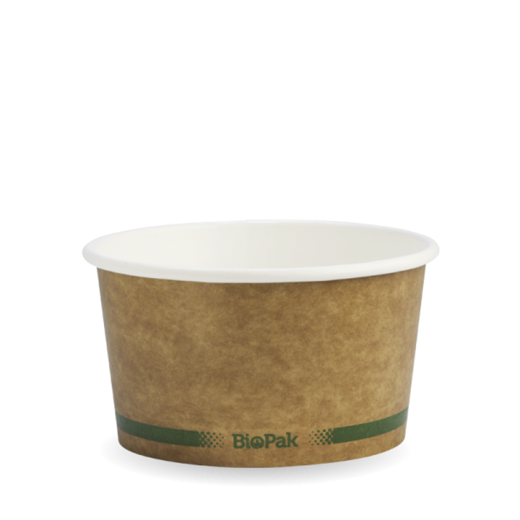 Picture of BioPak Paper BioBowls - Kraft Look