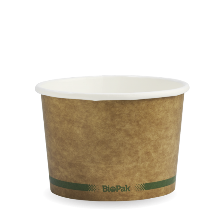 Picture of BioPak Paper BioBowls - Kraft Look