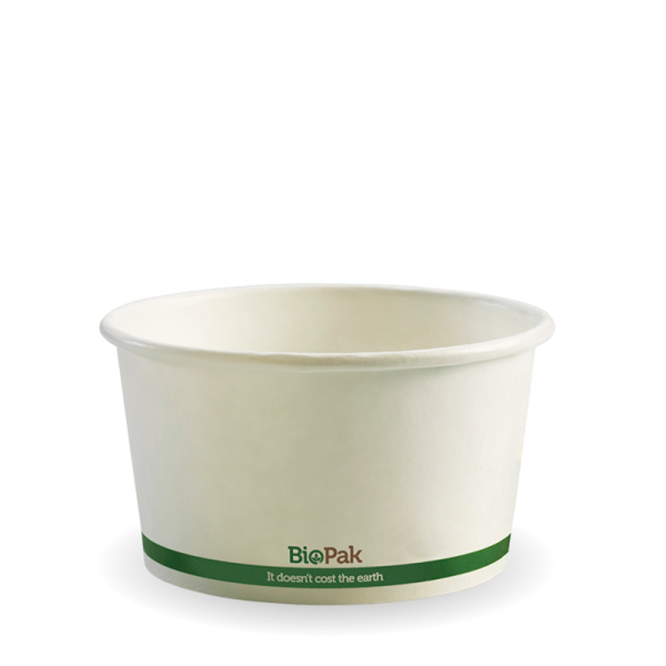 Picture of BioPak Paper BioBowls - White