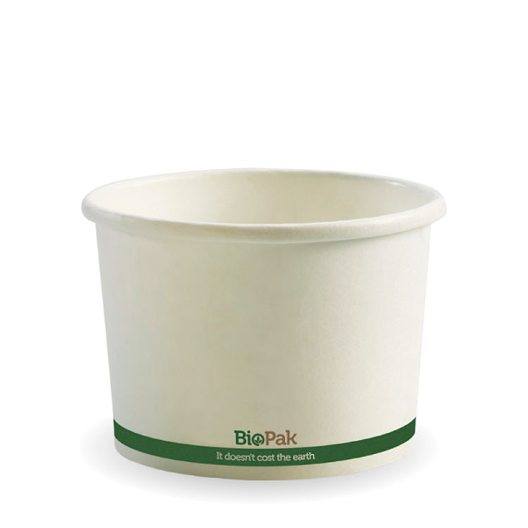 Picture of BioPak Paper BioBowls - White