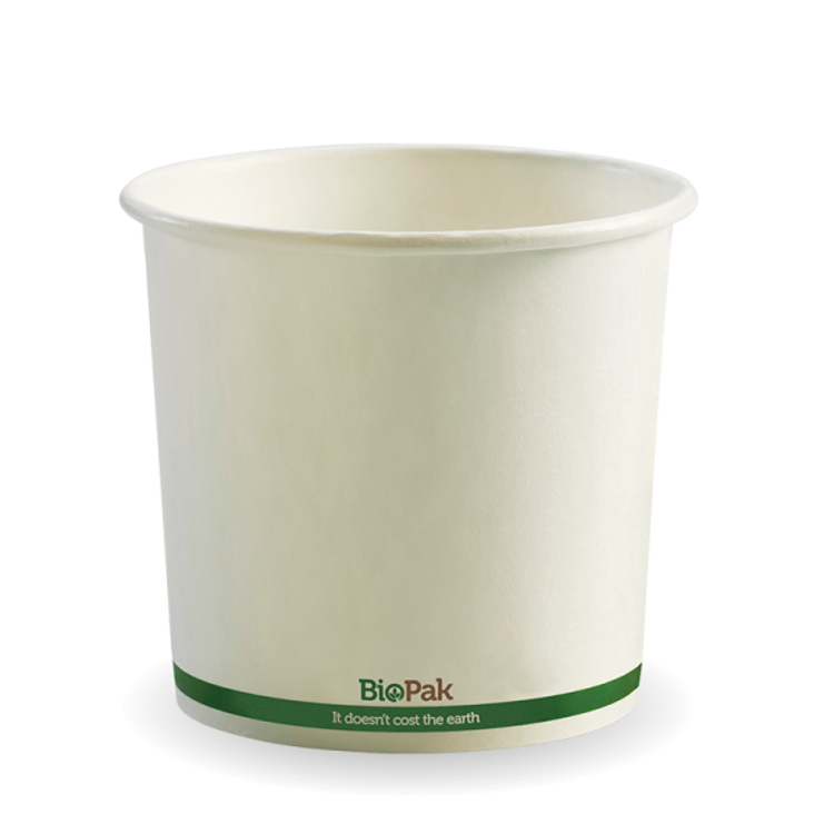 Picture of BioPak Paper BioBowls - White