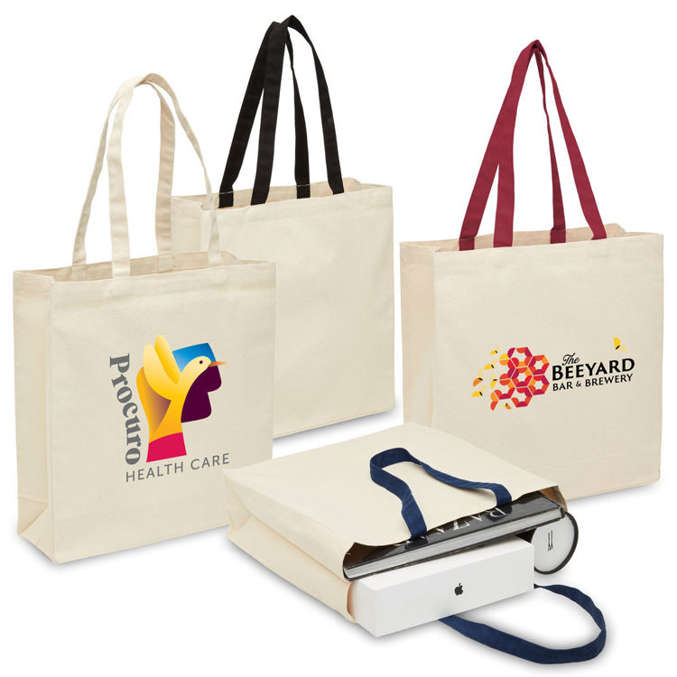 Picture of Heavy Duty Canvas Tote with Gusset