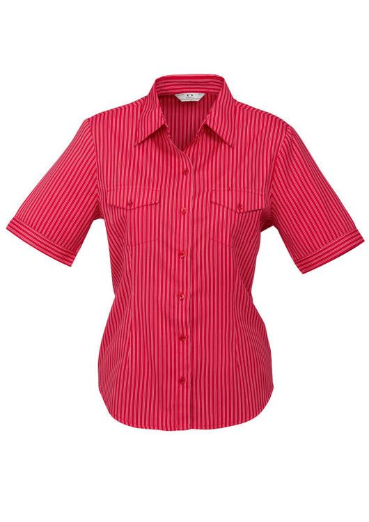 Picture of Ladies Cuban Short Sleeve Shirt
