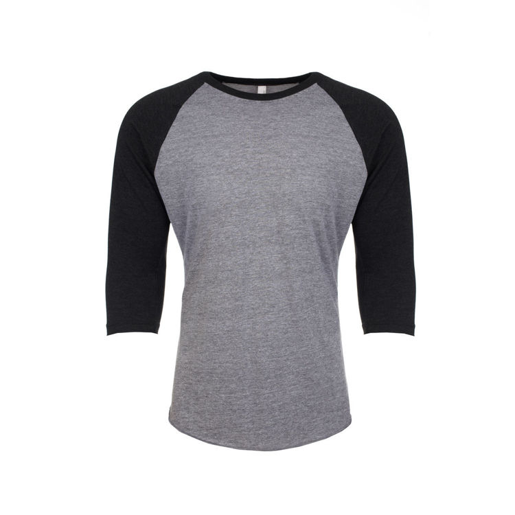 Picture of Unisex Tri-Blend 3/4 Raglan