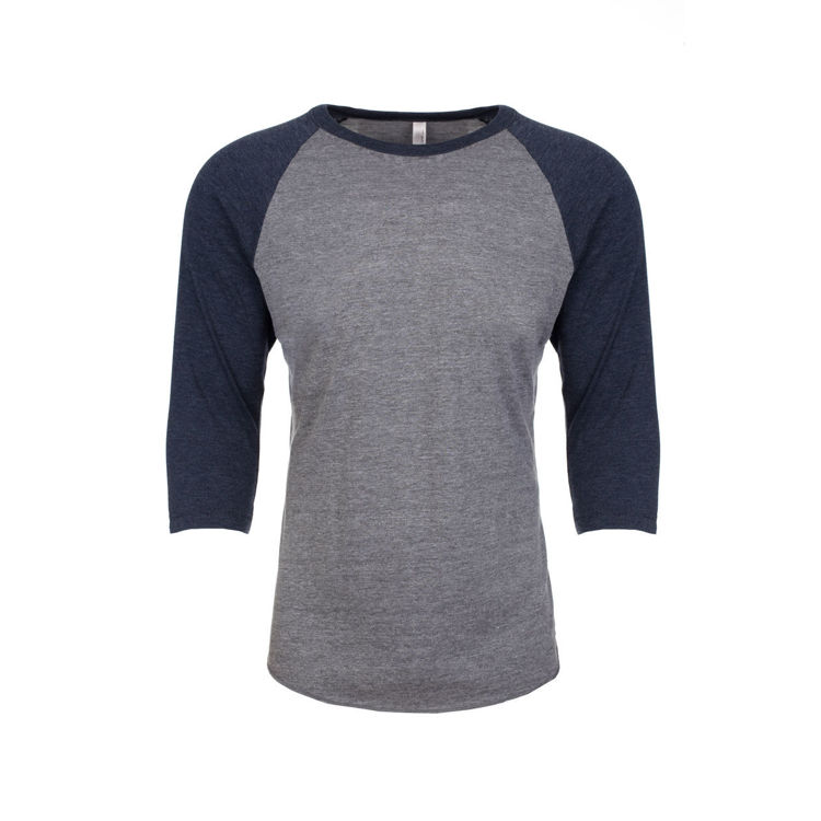 Picture of Unisex Tri-Blend 3/4 Raglan