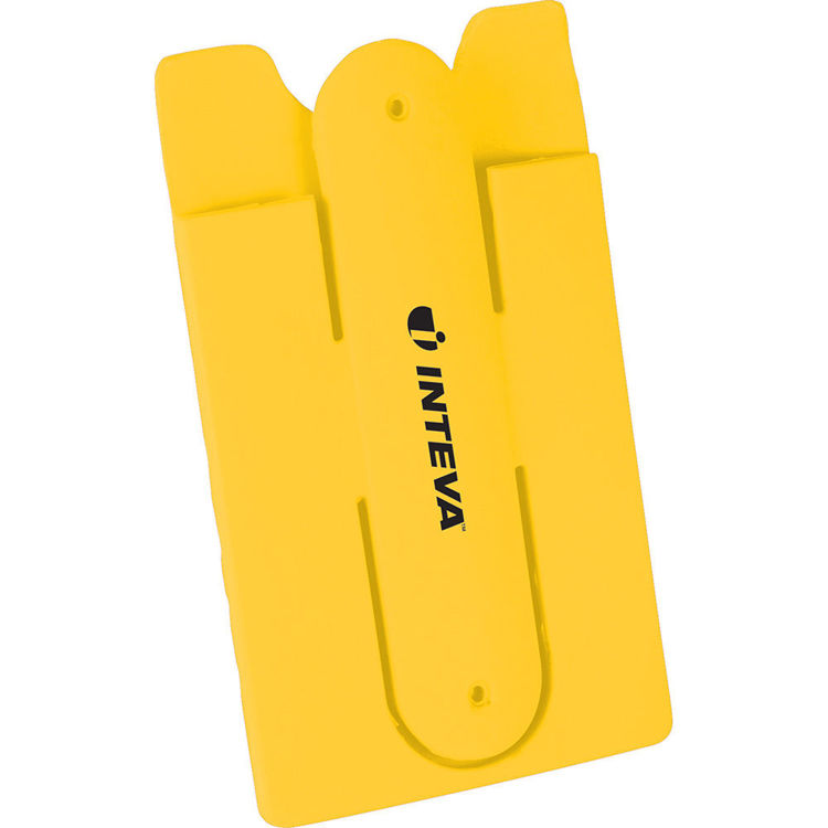 Picture of Silicone Phone Wallet with Stand