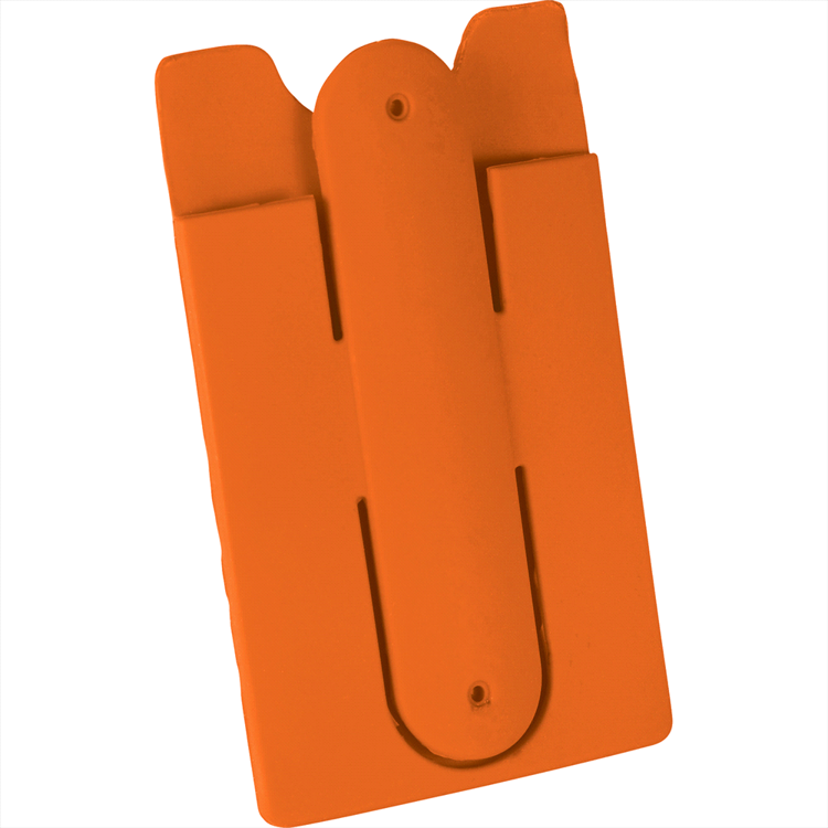 Picture of Silicone Phone Wallet with Stand