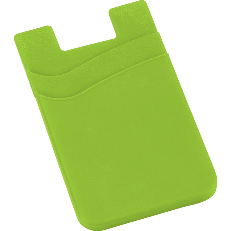 Picture of Dual Pocket Slim Silicone Phone Wallet