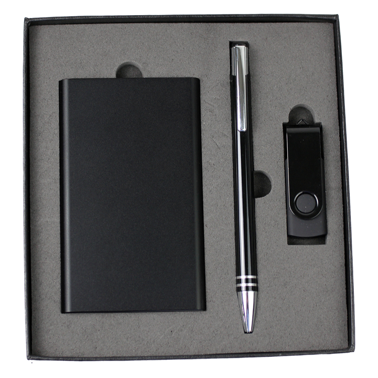 Picture of Gift Set - USB in 4G + Power Bank + Cable + Pen