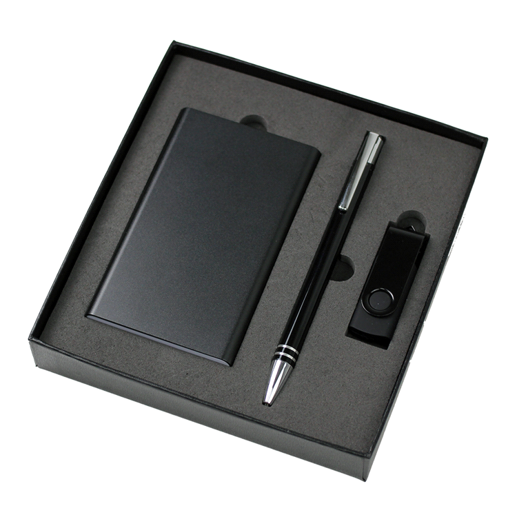 Picture of Gift Set - USB in 4G + Power Bank + Cable + Pen