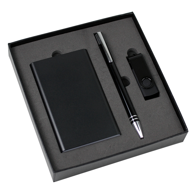 Picture of Gift Set - USB in 4G + Power Bank + Cable + Pen