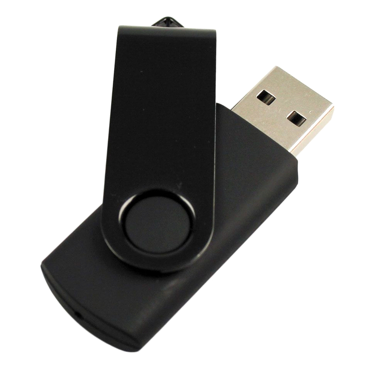 Picture of Rotate USB Lacquered Clip - 8GB
