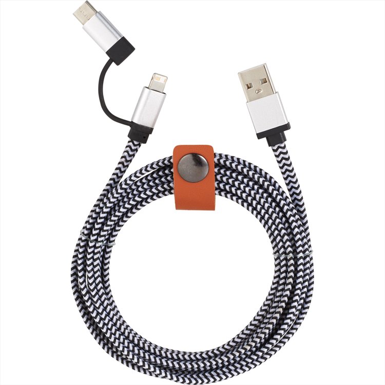 Picture of Paramount 3-in-1 Fabric Charging Cable