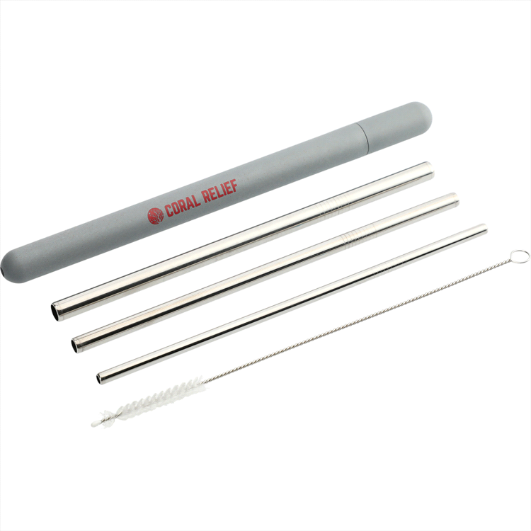Picture of Reusable Stainless Straw Set with Eco Tube