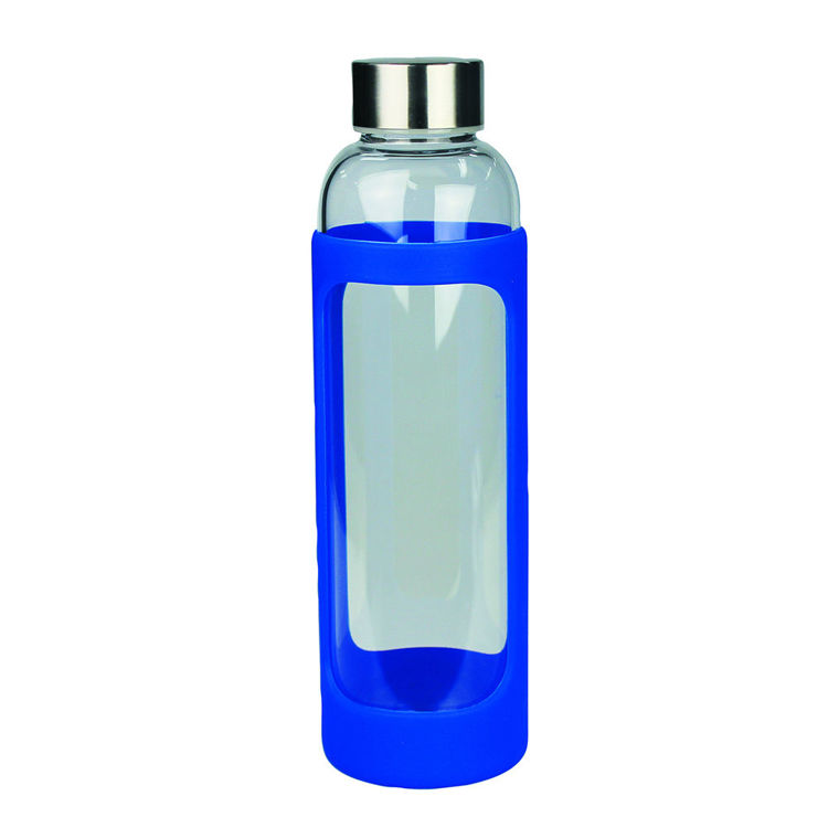 Picture of Glass Bottle with Silicone Cover 500ml