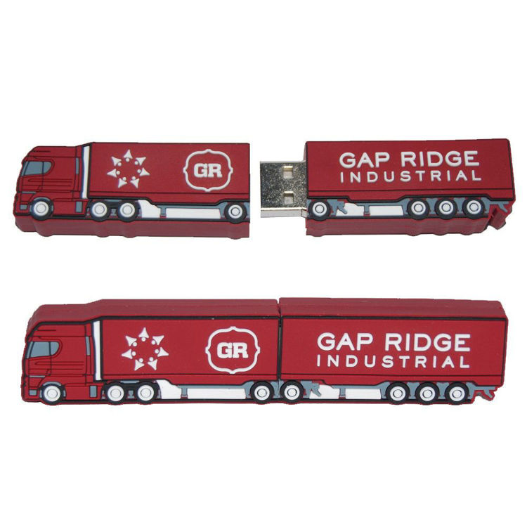 Picture of 2D Custom Shape USB Flash Drive - Factory Direct