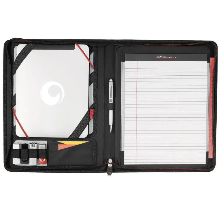 Picture of Elleven™ Large Zippered Padfolio