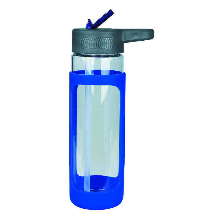 Picture of Glass Bottle with Silicone Cover 600ml