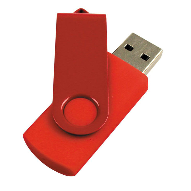 Picture of Rotate USB Lacquered Clip - 4GB