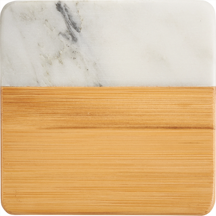 Picture of Marble and Bamboo Coaster