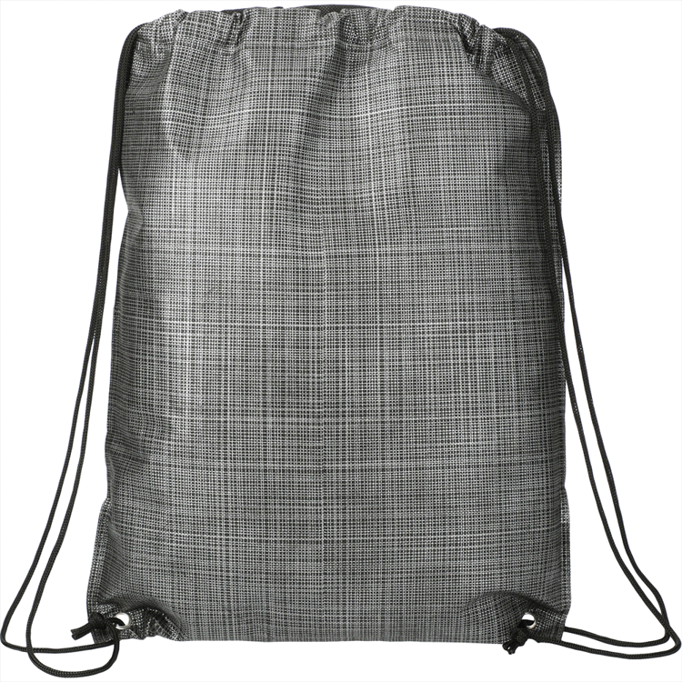 Picture of Crossweave Heat Sealed Drawstring Bag