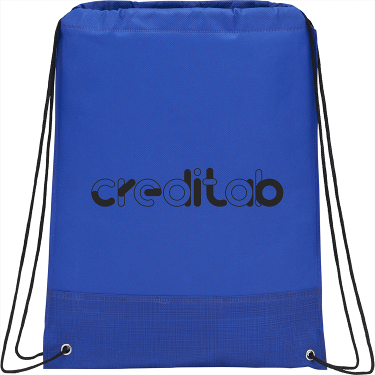 Picture of Crossweave Heat Sealed Drawstring Bag
