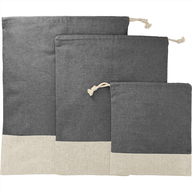Picture of Split Recycled 3pc Travel Pouch Set