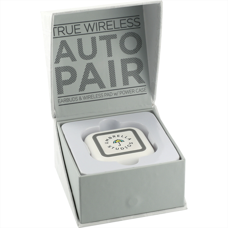 Picture of TWS Auto Pair Earbuds & Wireless Pad Power Case