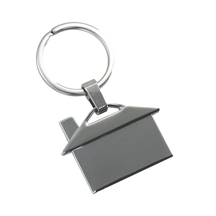 Picture of House Shaped Metal Keyring