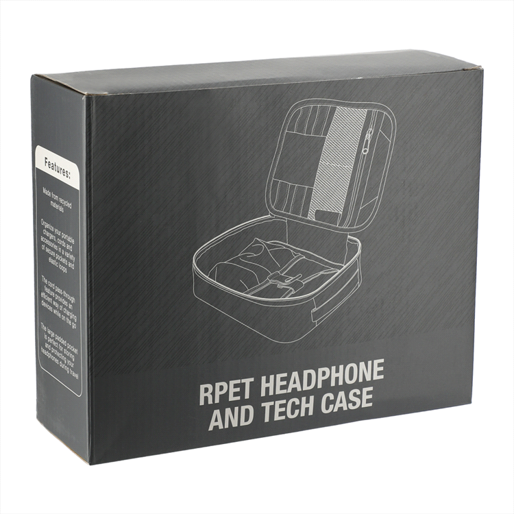 Picture of RPET Headphone and Tech Case