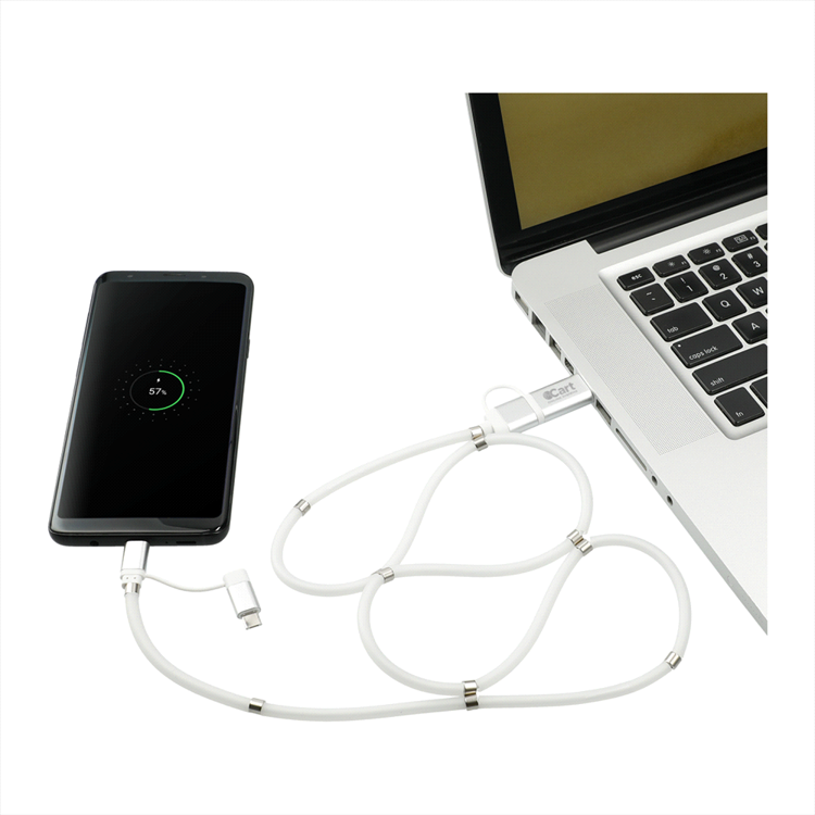 Picture of Whirl 5-in-1 Charging Cable with Magnetic Wrap