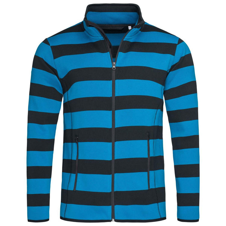 Picture of Men's Active Striped Fleece Jacket