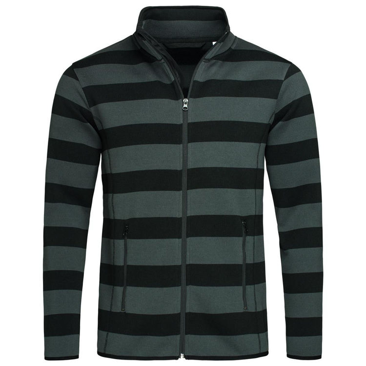 Picture of Men's Active Striped Fleece Jacket