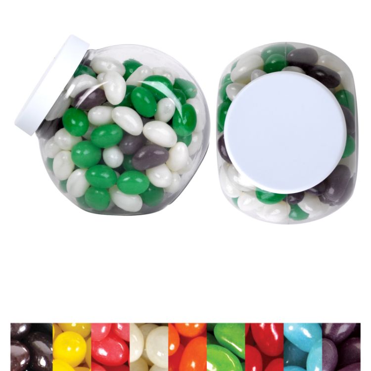 Picture of Corporate Colour Mini Jelly Beans in Container