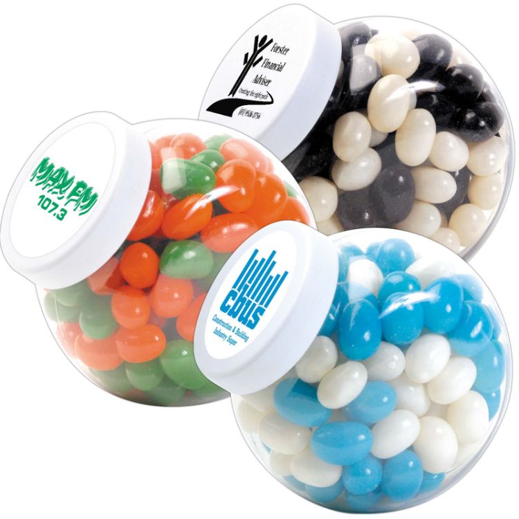 Picture of Corporate Colour Mini Jelly Beans in Container